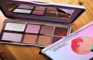 stock Tickled Peach Mini Eyeshadow Make Up Palette Holiday Chirstmas 8color eyeshadow palette3752492