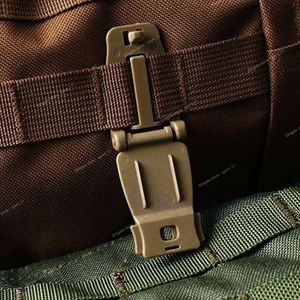 3st/parti campingväska spänne ryggsäck webbing klipp utomhus taktisk swat carabiner camping utrustning edc verktyg camping vandringdoor verktyg