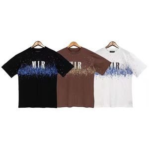 ヨーロッパのAMRサイズS-XLデザイナーTシャツカジュアルMMS Tシャツモノグラム印刷された半袖トップスを販売する高級メンズTシャツヒップホップ服＃778