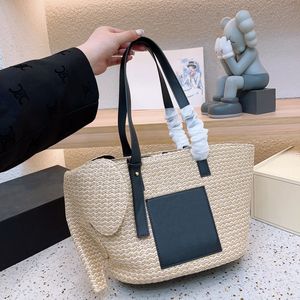 elephant designer bag women Straw bags weaving totes Luxurys handbag Classic Large Capacity womens handbags 230420
