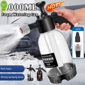 New 2L Hand Pump Foam Sprayer Hand Pneumatic Foam Cannon Snow Foam Car Wash Spray Bottle Car Window Cleaning for Auto Home Washing