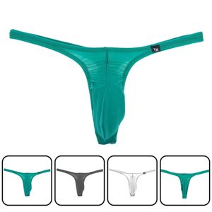 Biquíni quente masculino tangas jockstrap tecidos lisos agarrar protuberância bolsa sexy roupa interior tanga g string para gay