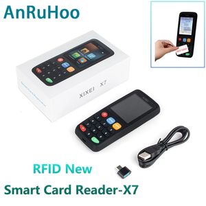 Lettore di schede di controllo accessi 2023 NFC Intelligent X7 RFID Copiatrice Duplicatore ID Chiave IC Scrittura Ntag215 213 Tag Copia 125khz 13 56mhz Token Clone 231117