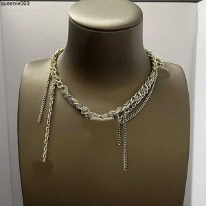 Anhänger Halsketten Mode Designer Frauen Kette Doppel Diamant Perle Schmuck Hochzeit Party Geschenk