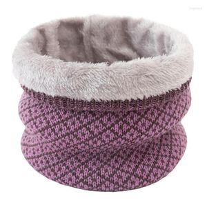 Schals im Winter gestrickten Schal Jungen Mädchen Outdoor Frauen Männer Plüsch Kinder dicke elastische Schalldämpfer Kinder Herbst Halskragen Unisexscarves