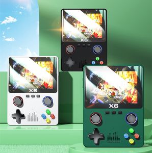 X6 Game Console IPS Screen 3.5 -inch Game Game Player 3D Dual Molestick Music Photo Photo Photo eBook for FC SF NES GBA MD PS1 ARCADE 11 Simulators PK Gaming