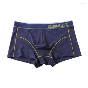 Unterhose Ice Silk Unterwäsche Boxer Male Breathable U Pouch Mens Briefs Calsoncillos Para Bikini Hombre Panties