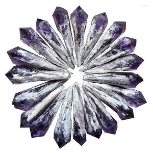 Dekofiguren 1 natürlicher Amethyst Cluster Quarz Kristall Zauberstab Zepter Heilstein Geode Druzy