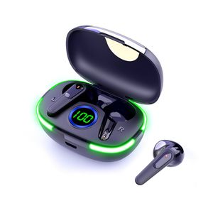 PRO80 Drahtloses Bluetooth-Headset Stereo-Bluetooth-Kopfhörer TWS5.1 Intelligente Touch-LED-Digitalanzeige Cool Breath Light Game