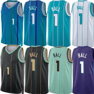 Melo 1 Lamelo Ball Basketball Jersey Brandon 24 Miller Hornet 20 Gordon Hayward 3 Terry Rozier III Kai Jones Nick Richards New City Jersey Shirts Män anpassade grossist