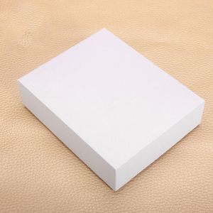 Embrulhado de presente 5pcs retângulo branco pequena para festa de aniversário de festas de aniversário artigos de couro papel de embalagem papel de embalagem