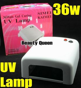 36W UV -lampa härdningslampa UV -ljus för gelpolska blötlägg av nagelkonst UV GELNEW7966004