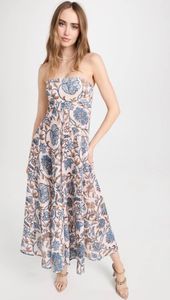 Повседневные платья австралийские роскошные дизайнерские дизайнерские дизайнерские дизайны в стиле праздничного стиля синий и белый фарфоровый обернутый грудью для груди.