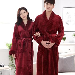 Moda de sono feminina na venda Amantes de amantes de inverno de inverno muito longos Mulheres de quimono de quimono Bathrobe Brides Vestro