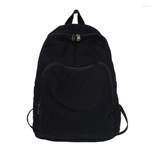 Backpack Fashion Ladies Canvas School Trendy Cool Boy Girl Menina Bola de Estudante Male Male Mulheres Mulheres Mulheres Laptop Sacos