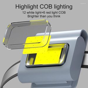 Farlar LED Portable Magnicy Şarjlı Hafif Giysiler Klipsli Silikon Çalışma Güçlü Far