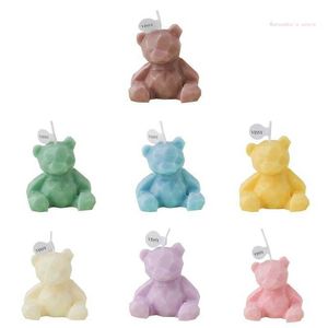 Scented Candle Mini Bear Candle Wax Scented Candle Cute Aromatherapy Ornament Gift HX6D Z0418