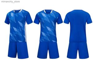 Kolekcjonerskie koszulki piłkarskie dla dorosłych dzieci mundury piłkarskie Męskie koszulki Futsal Sportswear Zestaw Kobiet Training Tracksuit Boys Sports Suit Q231118