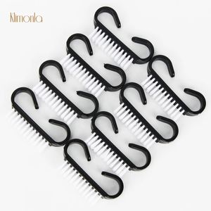 Nail Brushes 100pcs/lot Black Acrylic Cleaning Gel Nail Brush Tools File For Nail Art Care Manicure Dust Powder Cleaner Soft Remove Brush 231117