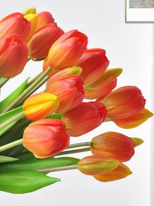 Flores decorativas de simulação de alta qualidade de tulip