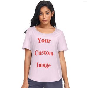 女性用Tシャツスリープウェアカスタム画像女性用パジャマ