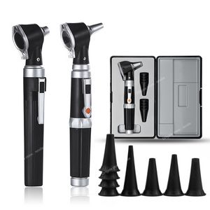 Professional Otoscopio Diagnostic Kit Medical Home Doctor ENT Ear Care Endoscope LED Portable Otoscope Ear Cleaner with 8 Tips Personal Health CareEar Care Beauty