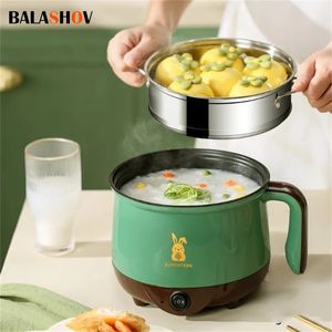 Thermal Cooker Multi Cookers Electric Rice Nonstick Pan Heating Cooking Pot Machine Double Layer Steamed Eggs Soup 231117