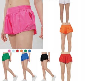 Projektanci Lulus Womens Yoga Shorts Fit Fit Eock Light Rise Szybki suchy suchy cytryna pociąg cytrynowy Krótki luźny styl oddychający Gym Jakość zaawansowana projekt 68ess