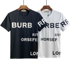 Tasarımcı Lüks Klasik Mens T Shirt Marka Mektubu Baskı Kısa Kol Üst Polo İlkbahar Yaz Trendi Erkek ve Kadın Tee