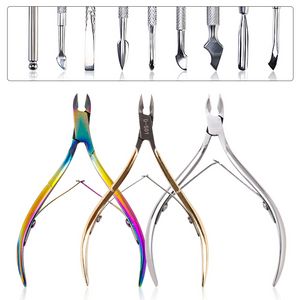 1pc nagelband nagel Nipper Manicure Cutter Trimmer Rainbow Cuticle Pusher Nail Care Tools Remover Clipper/SCISSORS Nail Art Tool Nail Toolscuticle Scissors nagelkonst