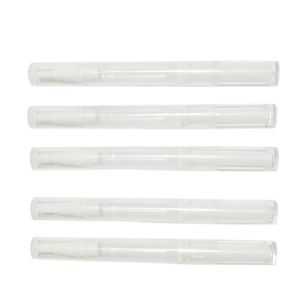 Caneta giratória vazia 3ml 5ml com escova, tubo portátil para viagem, esmalte de unhas, gel clareador de cílios, crescimento labial zz