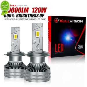 جديد H4 LED 120 واط H7 LED Canbus H1 سيارة المصباح H9 H8 H11 H1 9005 9006120 واط 60000LM 6000K تصفيف السيارة كشافات السيارات الضباب مصابيح كهربائية