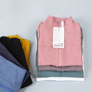 lu yoga Lu-088 Yogas Jacket النساء ملابس اليوغا تحديد تجريب الرياضة معطف اللياقة البدنية سترة الرياضة سريعة الجافة أكتيفوير الأعلى الصلبة زمم البلوز ملابس رياضية 2022 حار بيع