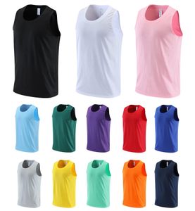 Camisetas de basquete masculino tshirts ao ar livre camisas de juventude uniformes de colete de basquete em branco Running Treinamento de camisetas soltas Tank Top 230418