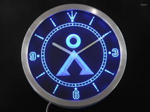 Wall Clocks Nc0241 Stargate SG-1 Milky Way Glyphs Neon Light Signs LED Clock