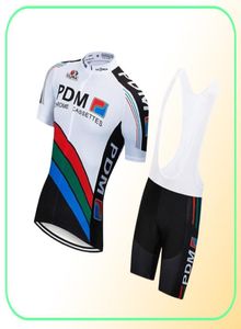 PDM Cycling Jersey Shorts Set Ropa Ciclismo MenS MTB Quick Dry Summer France Bicycle Clothing1780619