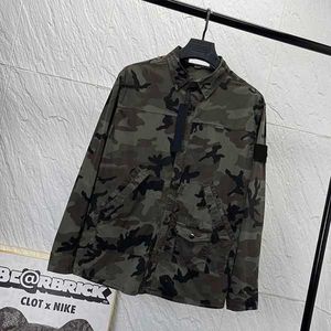 CP Outerwear Designer Badges Zipper Camisa Jaqueta Estilo Solto Primavera Outono Mens Top Oxford Respirável Portátil High Street Stones Island Roupas Jacke 2 JG2O