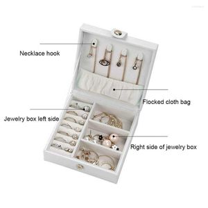 Jewelry Pouches Boxes Portable Package Display Carrying Box Watches Necklaces Earrings Bangles Organizer Packing Jewelries