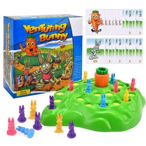 Neuheitsspiele Ventuying Bunny Table Funny Shocking Antistress Party Aldult Toys Chess Game Contest Comedy Tricky Gadgets Kids 230417