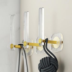 Hooks L Shaped Acrylic Hook Bathroom Storage Rack Sel Adhesive Wall Mounted Cloth Hanger For Coats Hats Towels Kitchen Hanging Racks