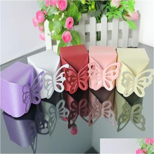 Gift Wrap Butterfly Box Decoration Decor Baptism Birth Cake Style Party Baby Shower Ct0450 Drop Delivery Home Garden Festive Dhf6B