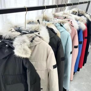 Down Parkas projektanta puffer kurtka zimowe męskie kurtki haft etykieta bawełniana bawełniana luksusowe damskie wiatrówki pary zagęszczone ciepłe płaszcze