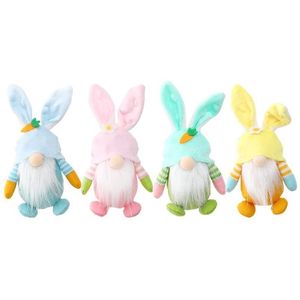 Decorative Objects & Figurines Decorative Objects Happy Easter Faceless Gnome Rabbit Baby Gifts Desktop Decoration Spring Hanging Bunn Dhsk2