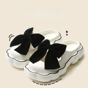 Slippers Women's Baotou Slippers Summer Thick Soled Anti-skid Indoor Outdoor Beach Shoes Leisure Garden Lovely Fairy Sandals Zapatos 230418