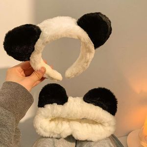 Cute Panda Women's Face Wash 2023 New Autumn and Winter Facial Mask Hair Band Headwear