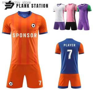 Colecionável Sportwears Futebol Camiseta Shorts Homens Crianças Crianças Futebol Jerseys Tênis Badminton Personalizar Nome Personalizado Número Patrocinadores Q231118