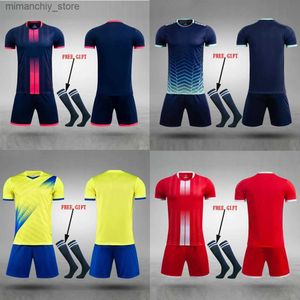 Collectable Adult Kids Football Jersey Men Boy Customize Soccer Uniforms Kit Sports Clothes Women Futsal Sportswear Training Tracksuit Child Q231118