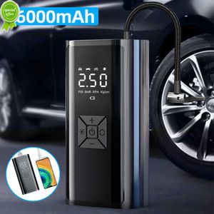 Versatile Portable Air Compressor Tire Inflator with LCD Display, USB Phone Charging - Ideal for Car, Motorcycle, Bike, and Sports Balls