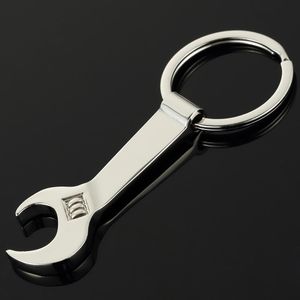 Miljövänligt rostfritt stål Skiftnyckel Spanner Beer Bottle Opener Key Chain Keyring Gift Kitchen Tools Wholesale DH867