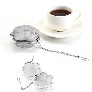 Coffee Tea Tools Stainless Steel Teas Strainer Creativity Plum Shape Home Vanilla Spice Filter Diffuser Household Infuser Dhgarden Dhptb